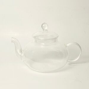Clear Glass Teapot With Lid – Minimalist Tea Kettle for Loose Leaf